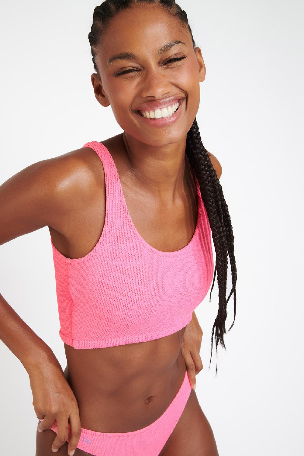 Banana Moon TAINO & NAIDA SCRUNCHY Pink Tankini Swimsuit