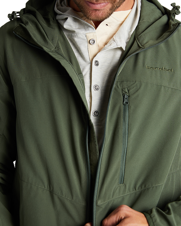 Banded All-Season Shell Jacket