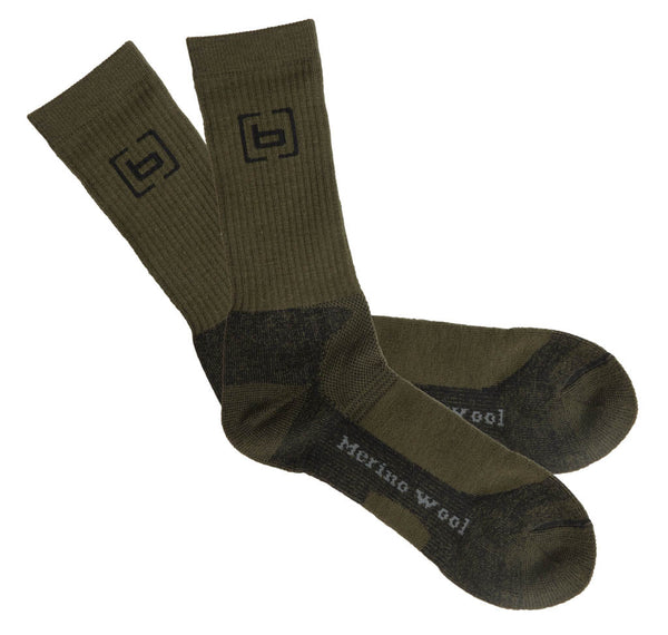 banded Banded Base Midweight Calf Length Merino Wool Sock