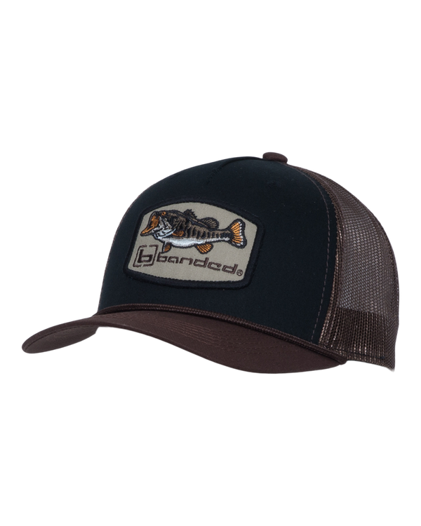Banded Bass Patch Trucker Hat