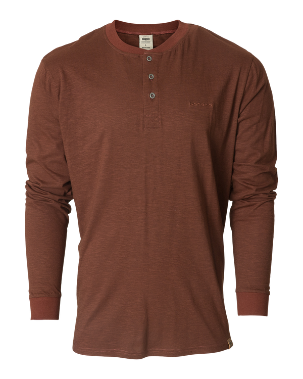 banded Brush Creek Henley Long Sleeve Henley