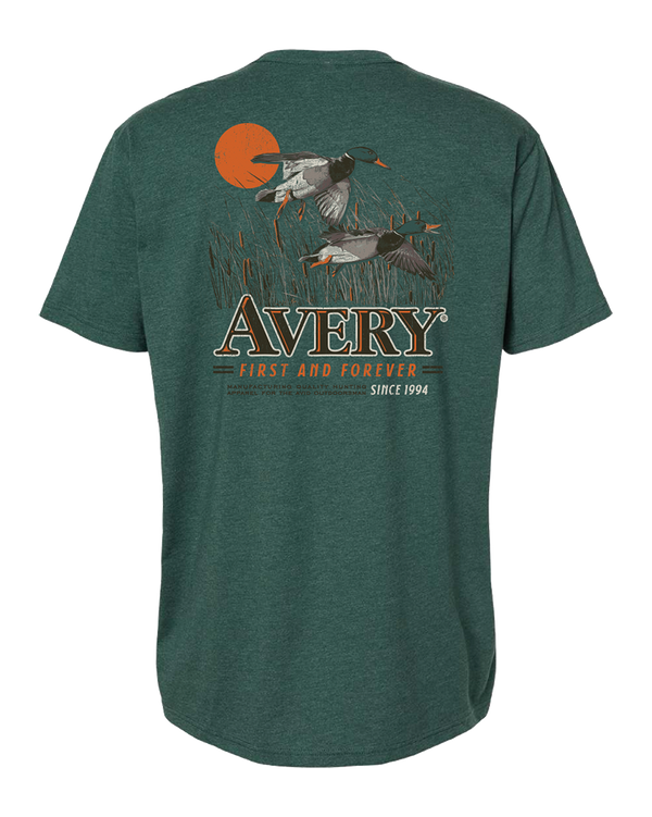 banded Catttail Mallards Short Sleeve Tee
