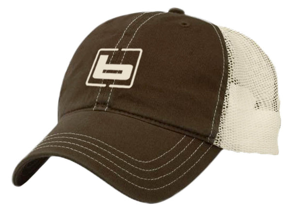 banded Chino Twill Mesh Cap