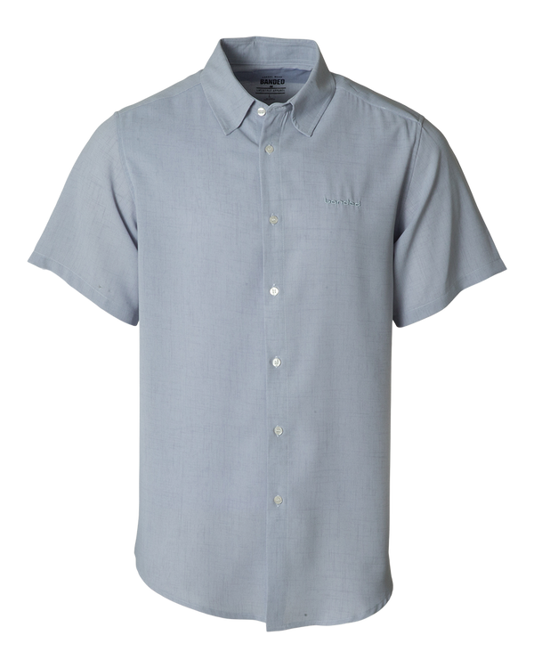 banded Dockside Poplin Short Sleeve Shirt
