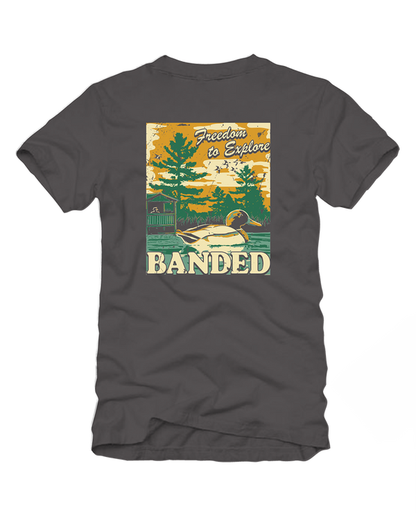 banded Duck Blind Poster Short Sleeve Tee