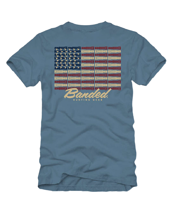 banded Flag Short Sleeve Tee