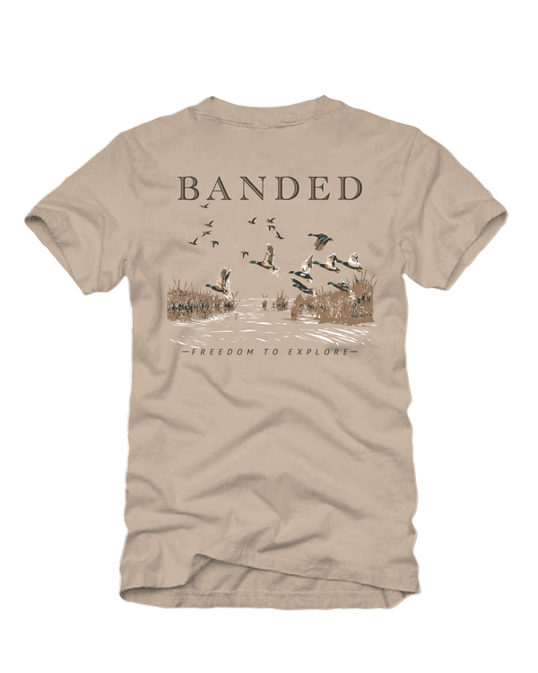 banded Flying Mallards Short Sleeve T-Shirt