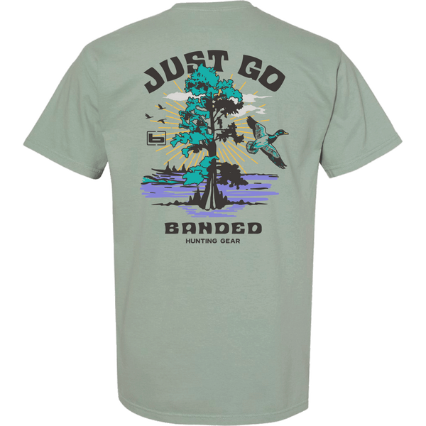 banded Happy Cypress Short Sleeve Tee