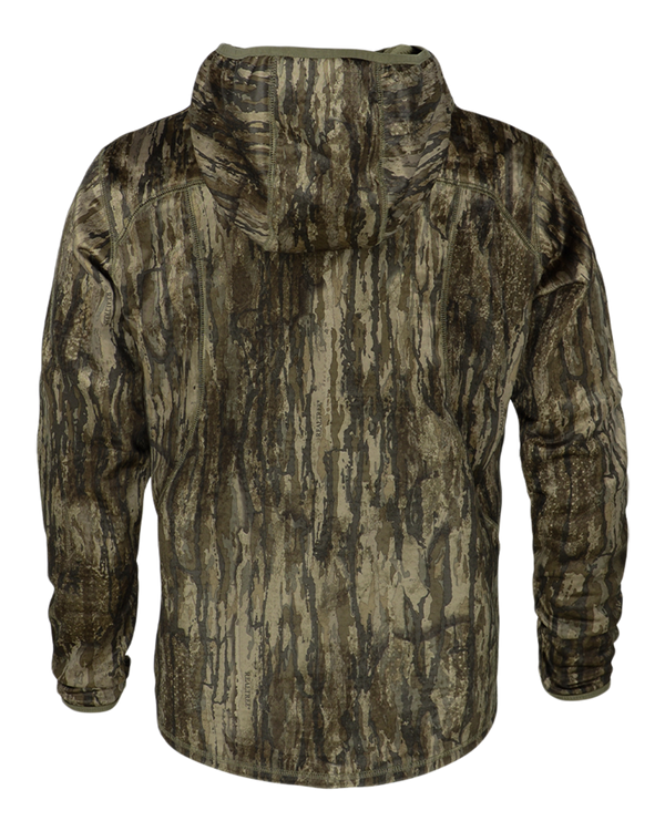 Banded Hooded Mid Layer Fleece Jacket