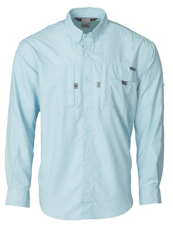 Banded Lightweight Button Down Long Sleeve Shirt