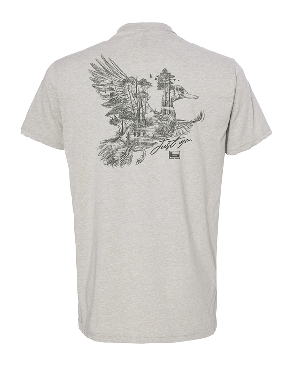 banded Mallard Scene Short Sleeve Tee