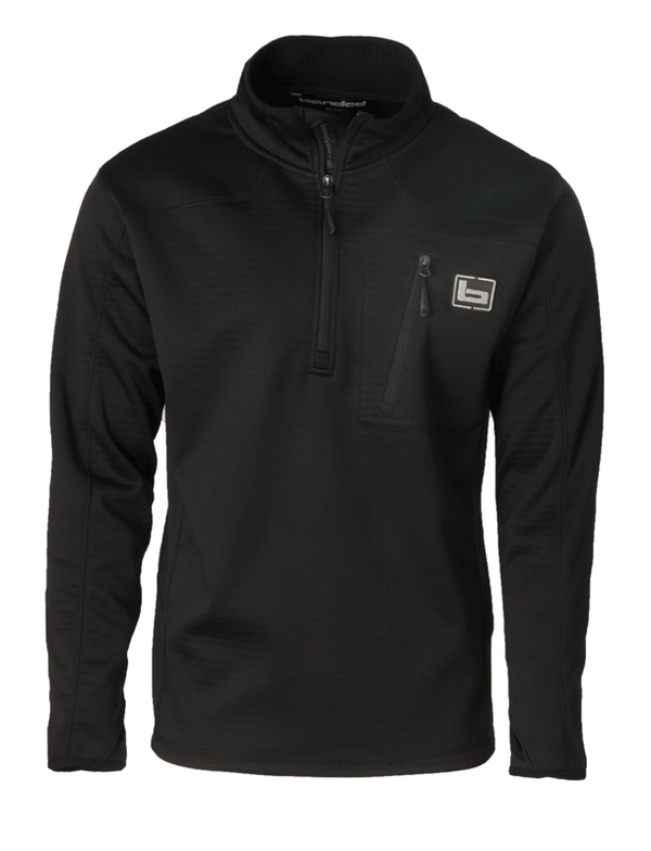 Banded Mid-Layer 1/4 Zip Fleece Pullover