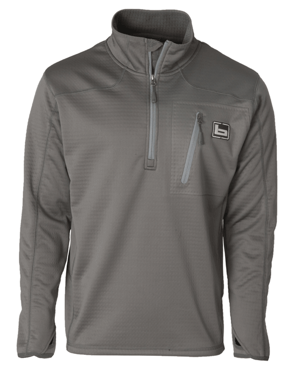 banded Mid-Layer 1/4 Zip Fleece Pullover