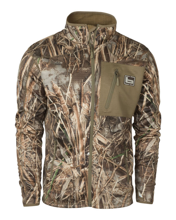 banded Mid-Layer Fleece Jacket
