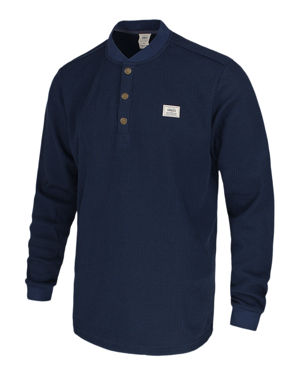 Banded Old South Henley Long Sleeve Shirt