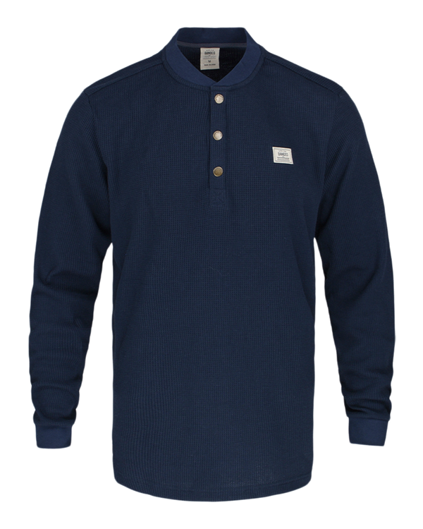banded Old South Henley Long Sleeve Shirt