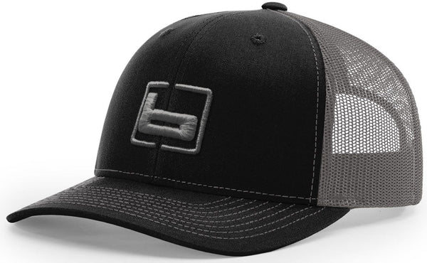 banded Signature Trucker Cap - Charcoal