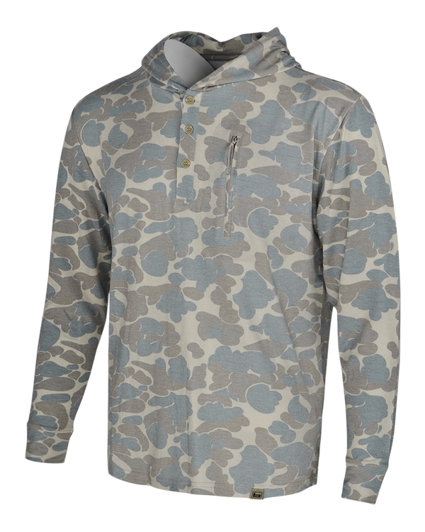 Banded TEC Casual Hooded Henley