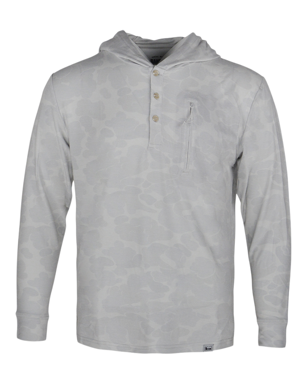 Banded TEC Casual Hooded Henley