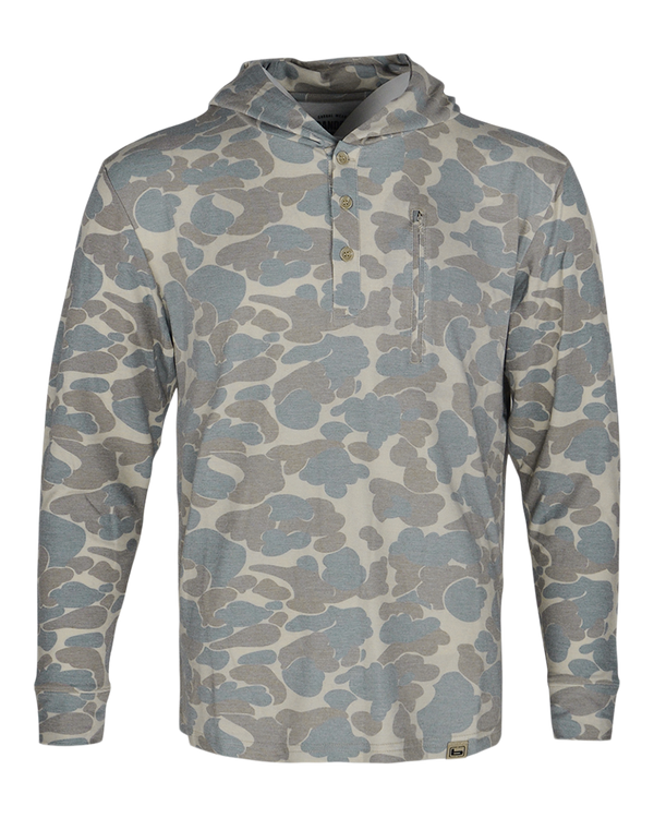 banded TEC Casual Hooded Henley