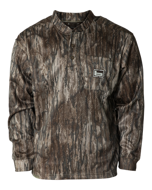 banded TEC Fleece Henley