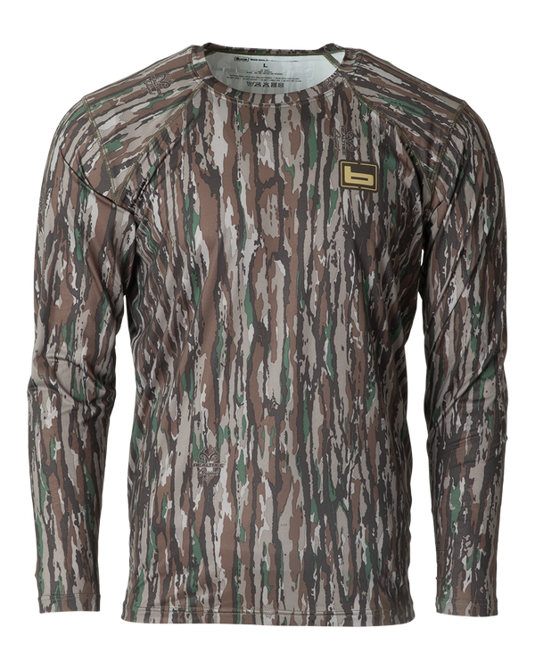 banded Tech Stalker Mock Shirt