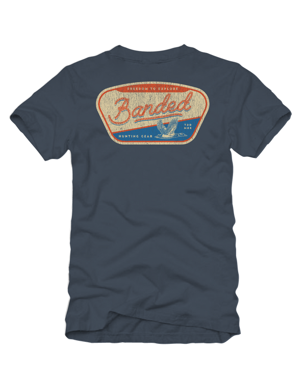 banded Vintage Braided Short Sleeve T-Shirt