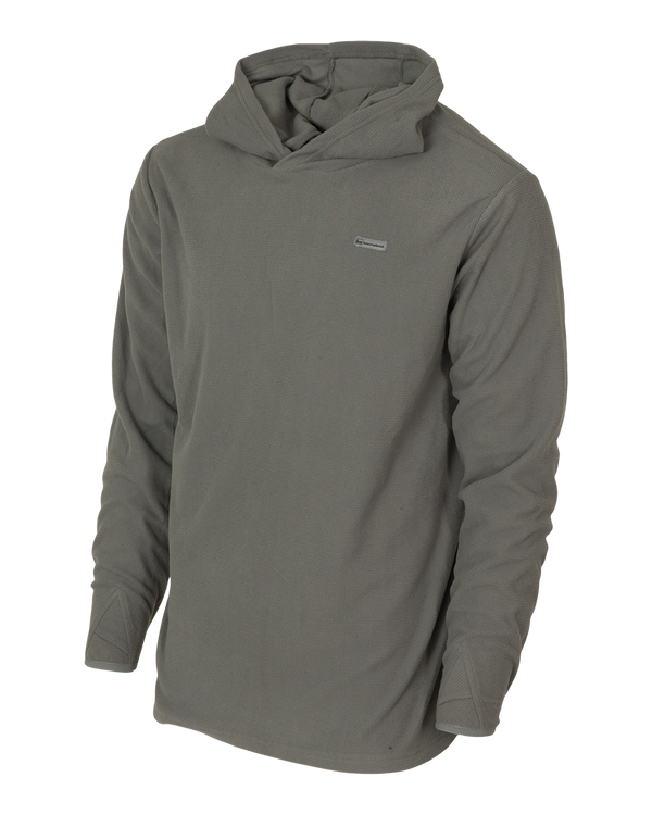 Banded Waffle Fleece Hoodie