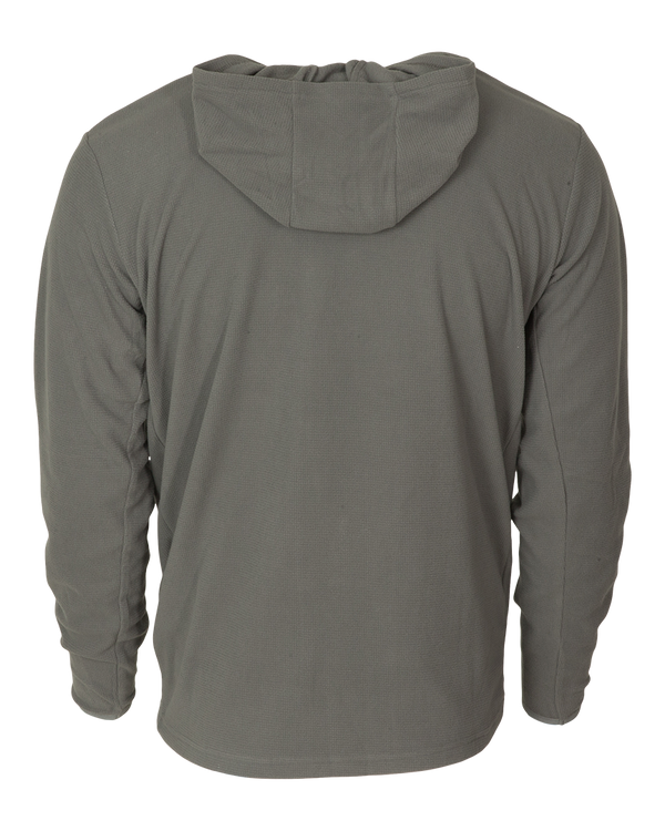 Banded Waffle Fleece Hoodie