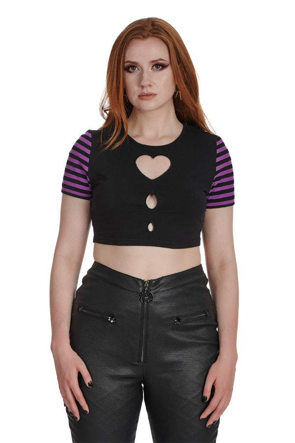 banned alternative Banned Alternative AIKO CUT OUT TOP