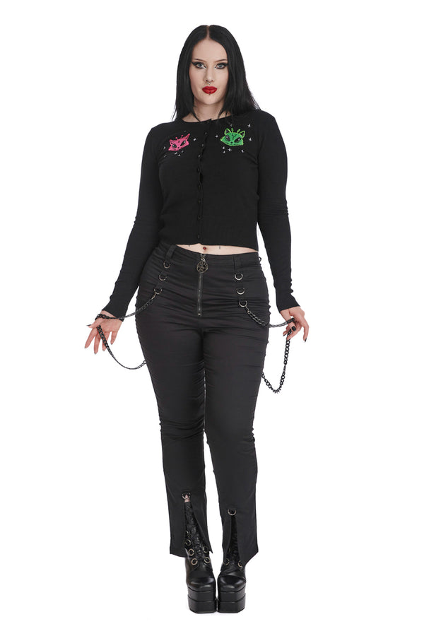 Banned Alternative Banned Alternative ALIEN PINK SPACE CARDIGAN