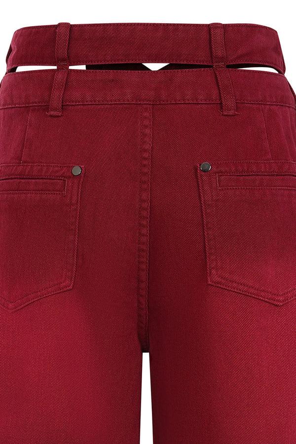 Banned Alternative Banned Alternative Amara Trousers With Wrap-over Waistband