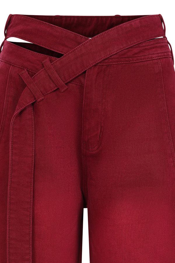 Banned Alternative Banned Alternative Amara Trousers With Wrap-over Waistband