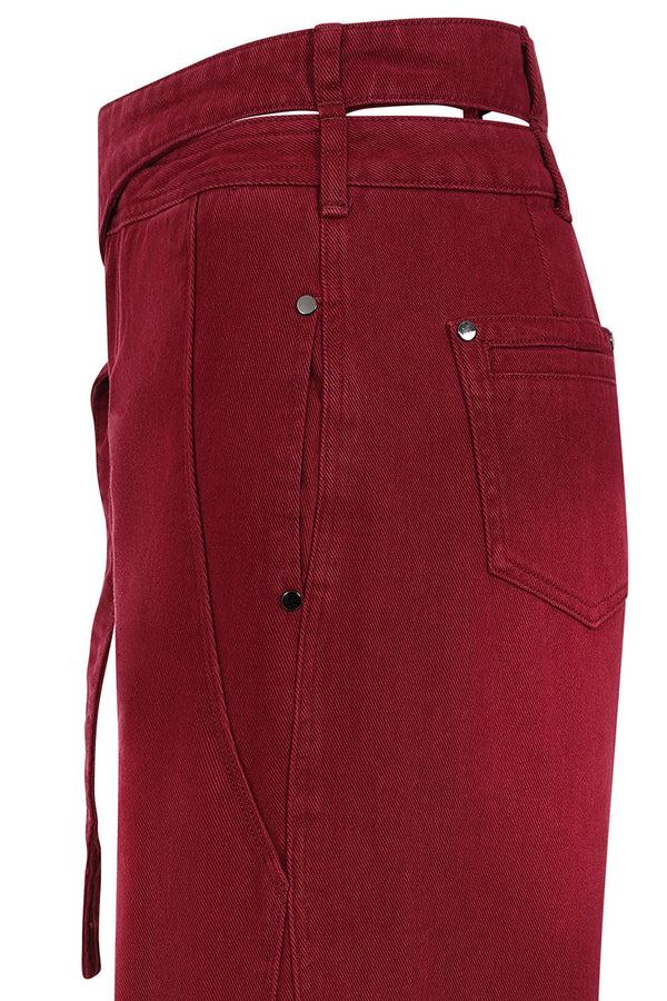 Banned Alternative Banned Alternative Amara Trousers With Wrap-over Waistband