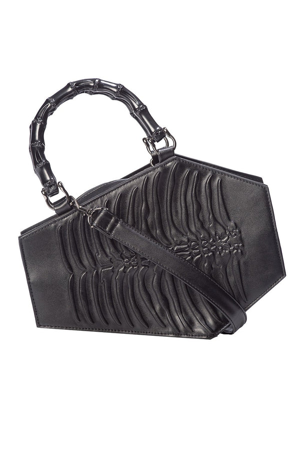 banned alternative Banned Alternative Amaranth Emboss Coffin Bag