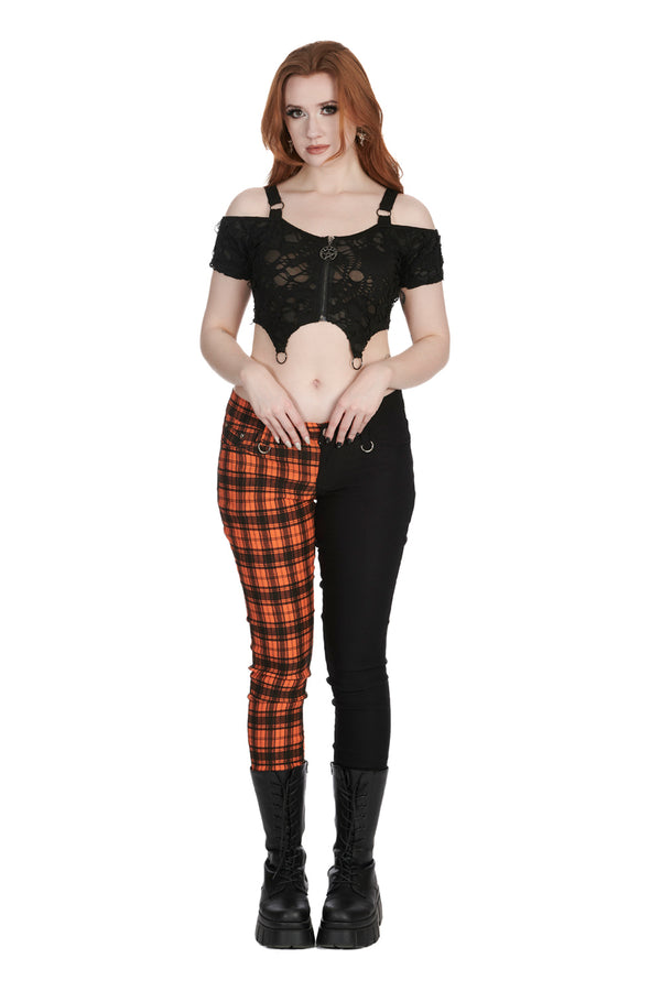 Banned Alternative Banned Alternative ASHE CROPPED TOP