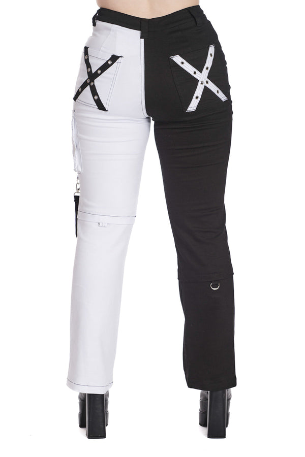 Banned Alternative Banned Alternative AZRAEL HALF & HALF TROUSERS