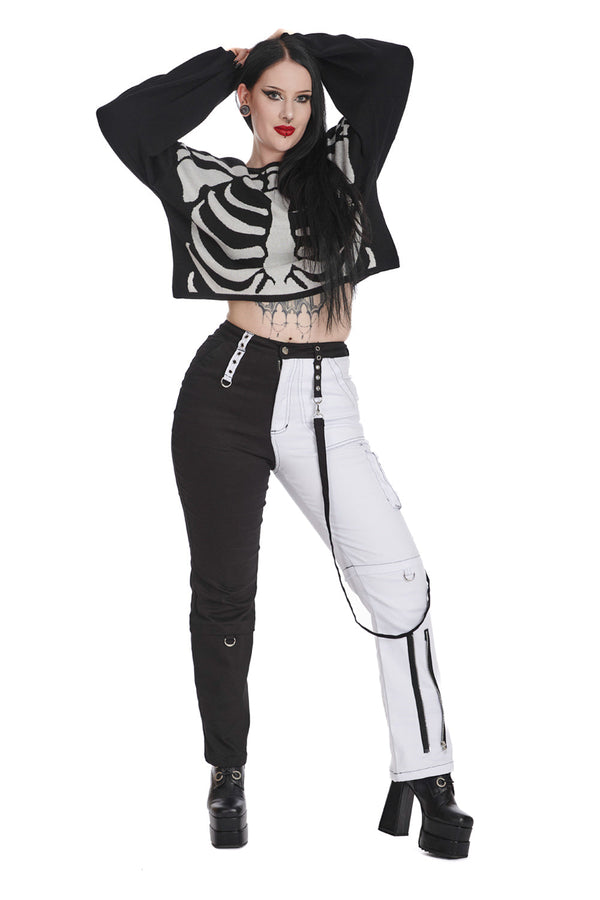 Banned Alternative Banned Alternative AZRAEL HALF & HALF TROUSERS