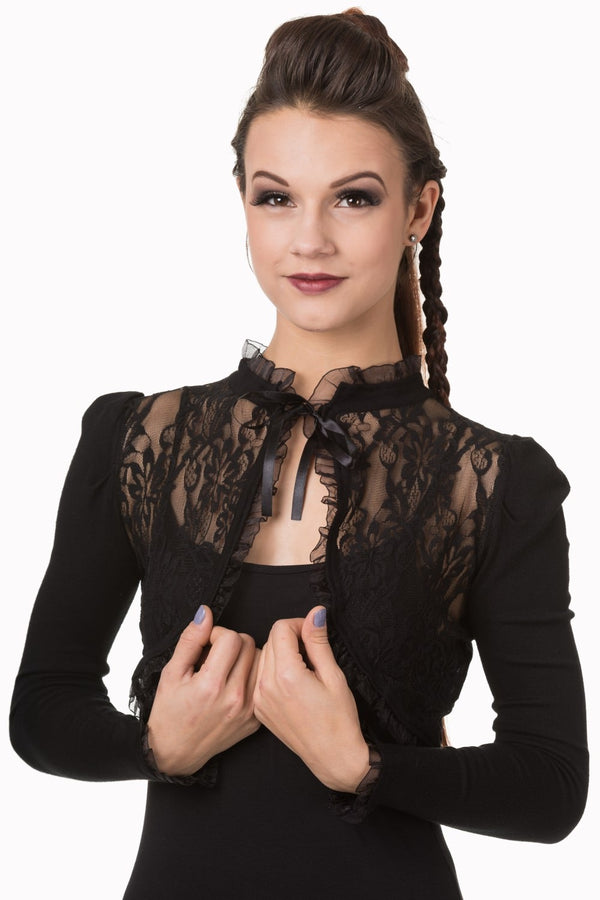 banned alternative Banned Alternative Lace Bolero