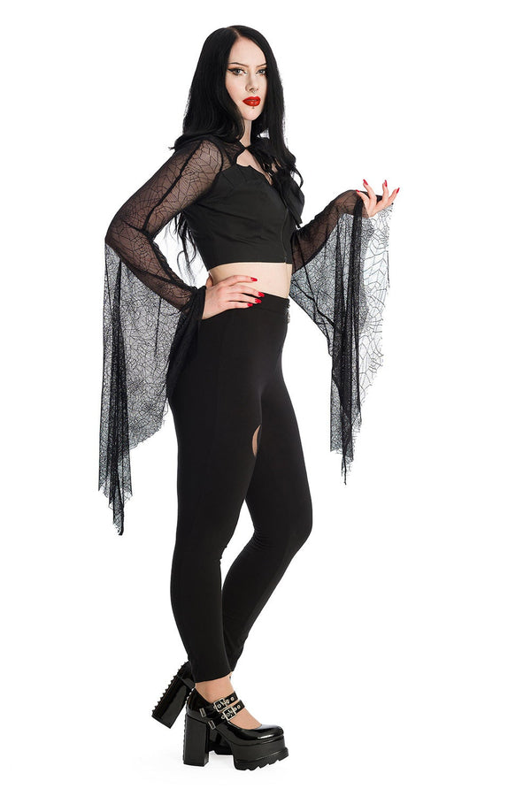 Banned Alternative Banned Alternative Bellamira Extreme Sleeve Gothic Top