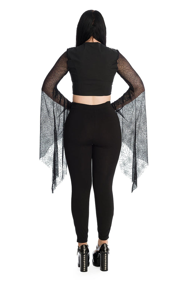 Banned Alternative Banned Alternative Bellamira Extreme Sleeve Gothic Top