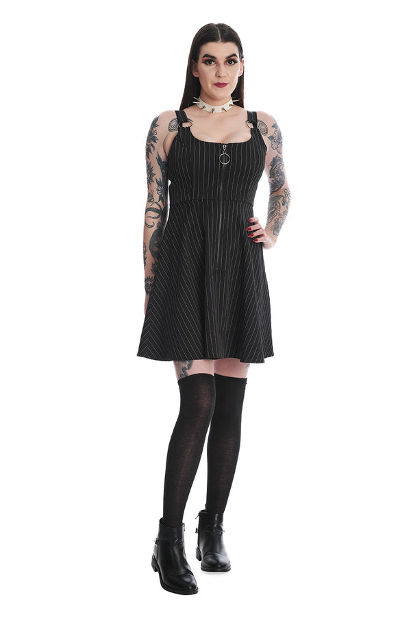 banned alternative Banned Alternative BELLONA PINSTRIPE DRESS