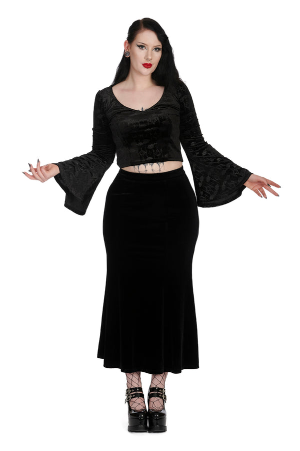 Banned Alternative Banned Alternative BETTY ROCK PEPLUM PENCIL SKIRT