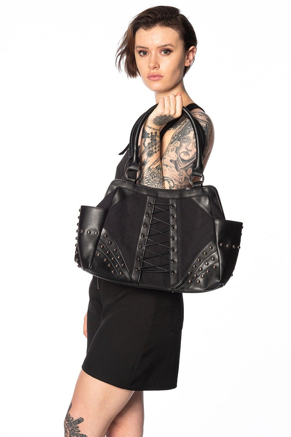 Banned Alternative Banned Alternative Black Annabel Lee Trapeze Bag