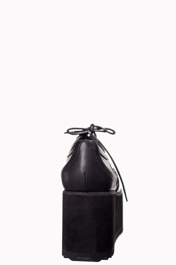 Banned Alternative Banned Alternative Black Willow Bat Wing Platform Creepers