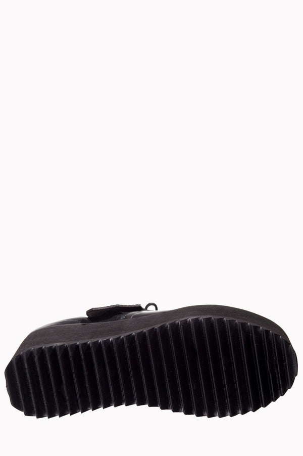 Banned Alternative Banned Alternative Black Willow Bat Wing Platform Creepers
