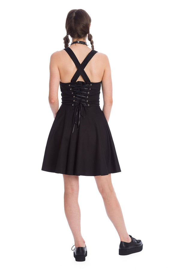 Banned Alternative Banned Alternative Blair Black Chain Skater Dress