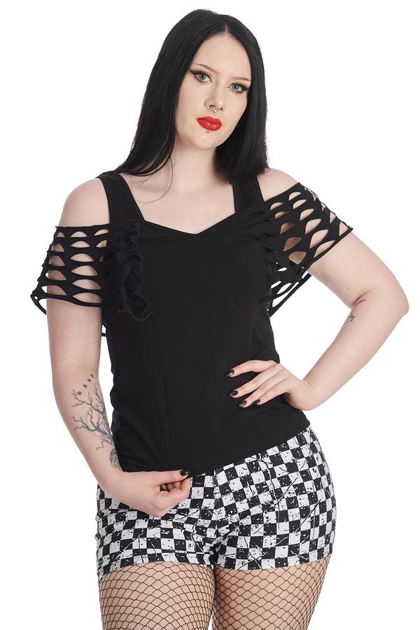 banned alternative Banned Alternative BROKEN WINGS TOP