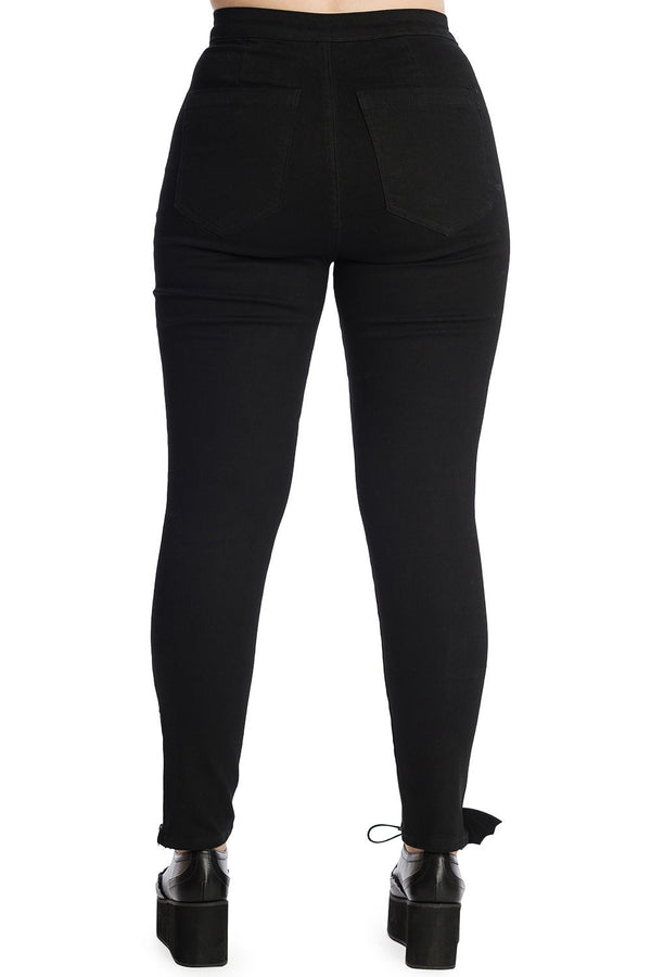 Banned Alternative Banned Alternative Burton Harlequin Cut-Out Trousers