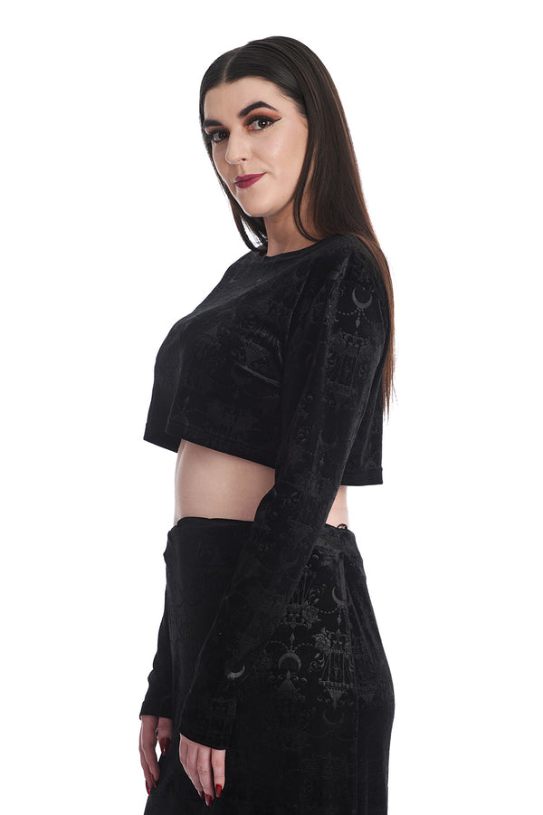 Banned Alternative Banned Alternative CHANDELIER CROP TOP